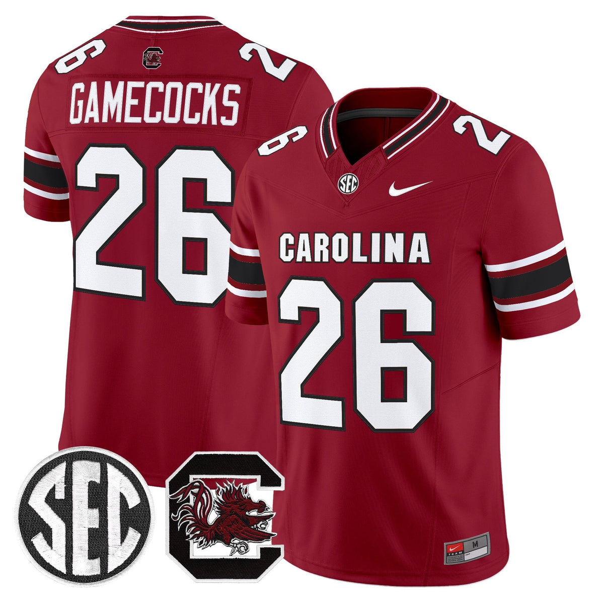 Men's South Carolina Gamecocks 2026 Vapor Limited Jersey V2 - All Stitched