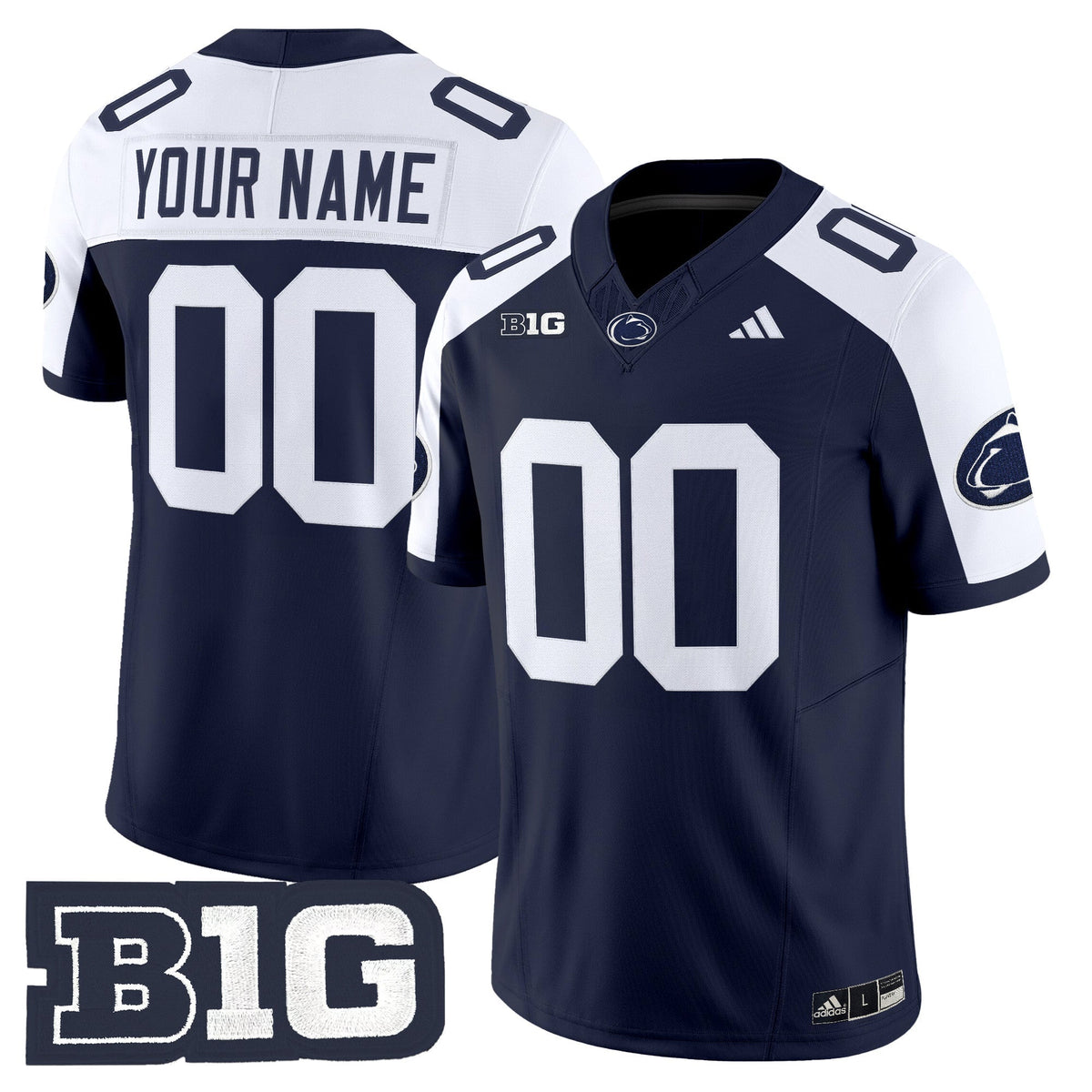 Penn State Nittany Lions 2026 Vapor Limited Custom Jersey - All Stitched