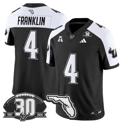 Men's South Florida Bulls 30th Anniversary Patch Vapor Limited Jersey - All Stitched