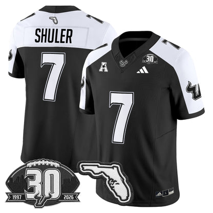 Men's South Florida Bulls 30th Anniversary Patch Vapor Limited Jersey - All Stitched