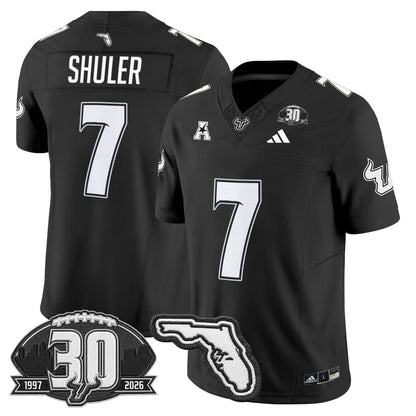 Men's South Florida Bulls 30th Anniversary Patch Vapor Limited Jersey - All Stitched