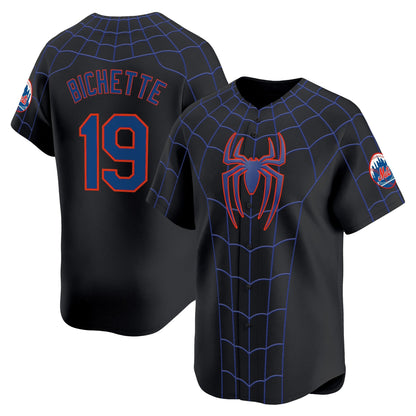 Men's New York Mets x Spider Man Brand New Day Vapor Premier Limited Jersey - Stitched