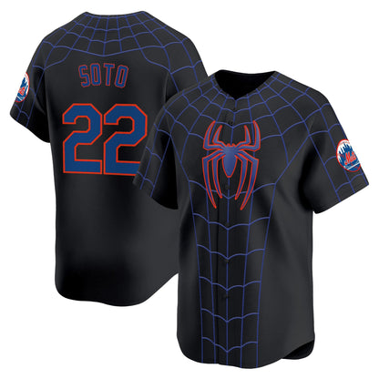 Men's New York Mets x Spider Man Brand New Day Vapor Premier Limited Jersey - Stitched