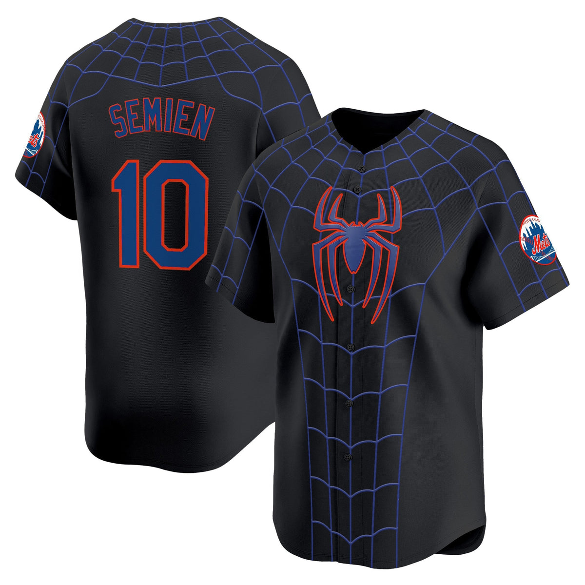 Men's New York Mets x Spider Man Brand New Day Vapor Premier Limited Jersey - Stitched