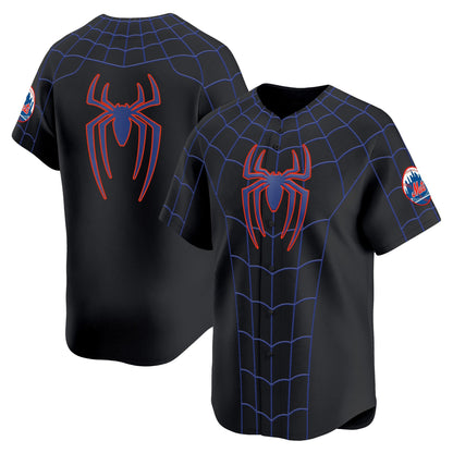 Men's New York Mets x Spider Man Brand New Day Vapor Premier Limited Jersey - Stitched