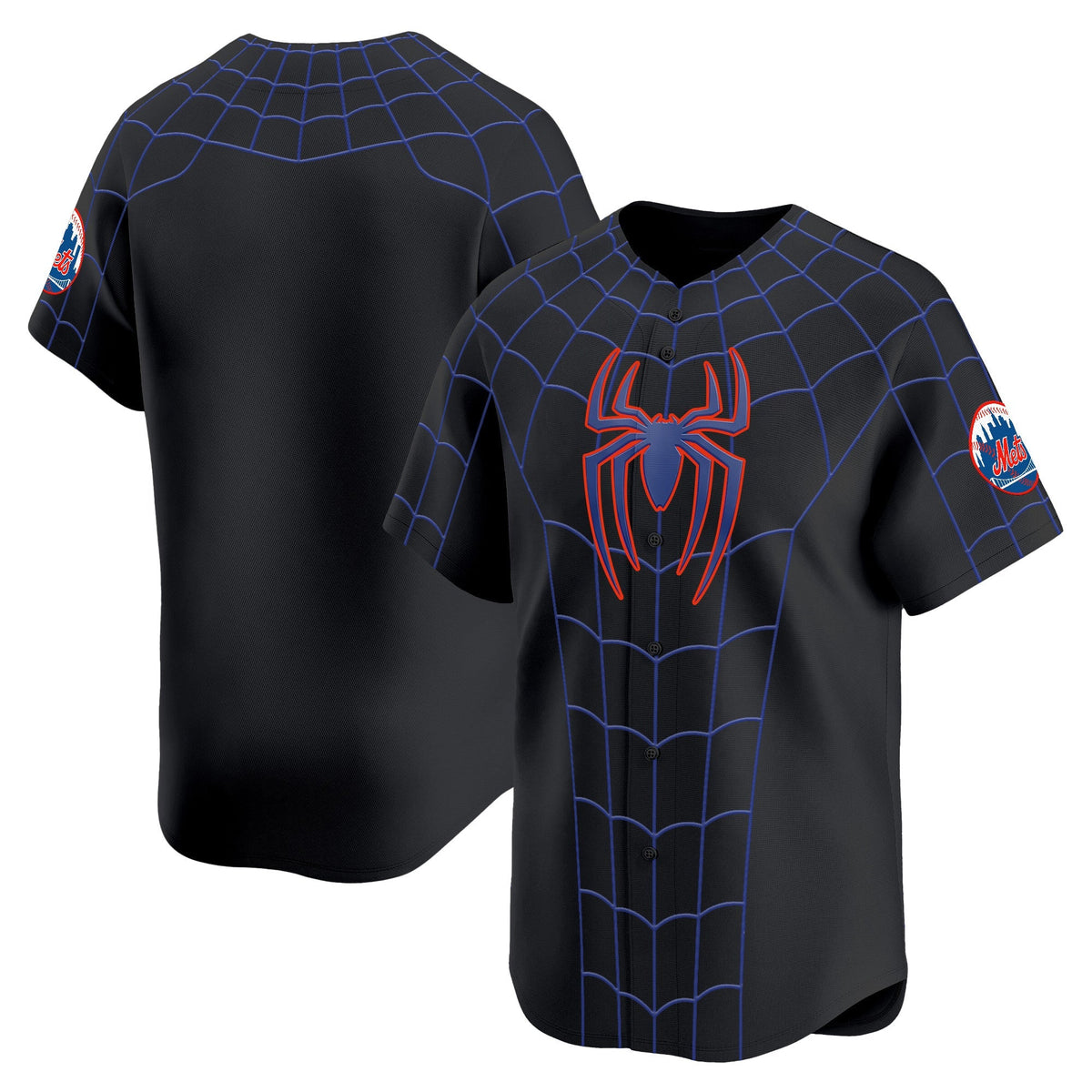 Men's New York Mets x Spider Man Brand New Day Vapor Premier Limited Jersey - Stitched