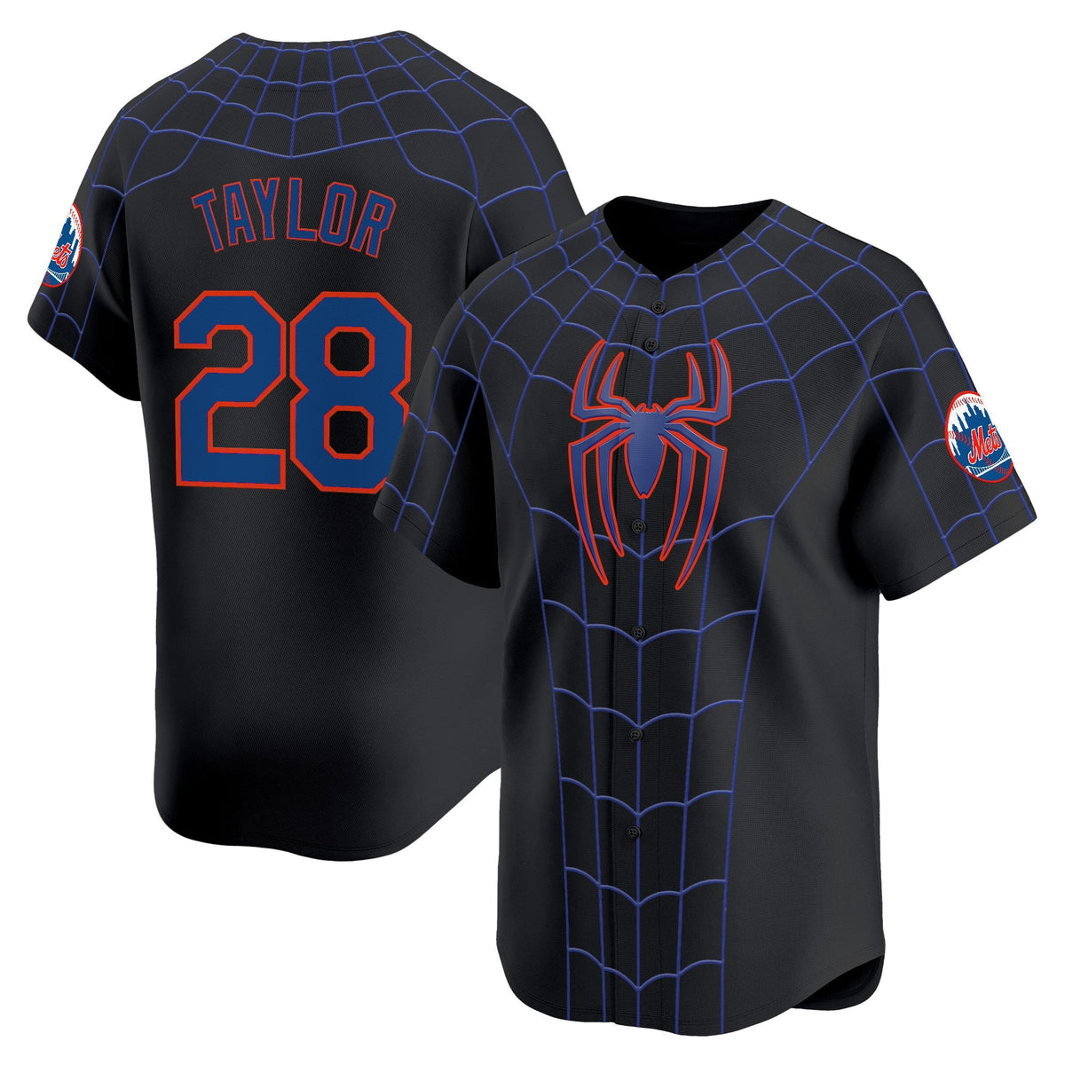 Men's New York Mets x Spider Man Brand New Day Vapor Premier Limited Jersey - Stitched