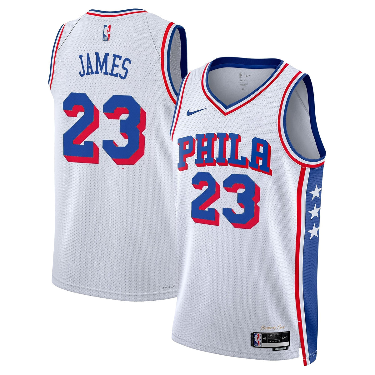 #23 LeBron James Philadelphia 76ers Jersey - All Stitched