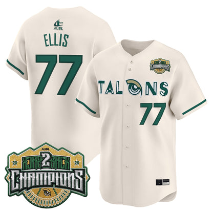 Utah Talons 2026 Back-To-Back Athletes Unlimited Softball League (AUSL) Champions Vapor Premier Limited Jersey - Stitched
