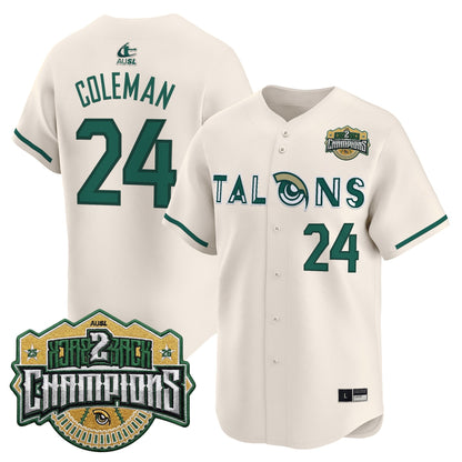 Utah Talons 2026 Back-To-Back Athletes Unlimited Softball League (AUSL) Champions Vapor Premier Limited Jersey - Stitched