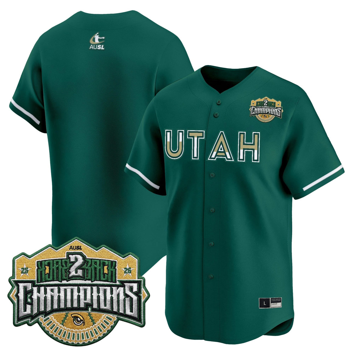 Utah Talons 2026 Back-To-Back Athletes Unlimited Softball League (AUSL) Champions Vapor Premier Limited Jersey - Stitched