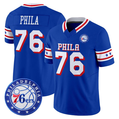 Philadelphia 76ers Vapor Limited Jersey - Stitched