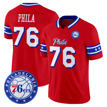 Philadelphia 76ers Vapor Limited Jersey - Stitched
