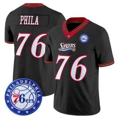 Philadelphia 76ers Vapor Limited Jersey - Stitched