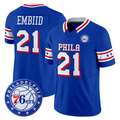 Philadelphia 76ers Vapor Limited Jersey - Stitched