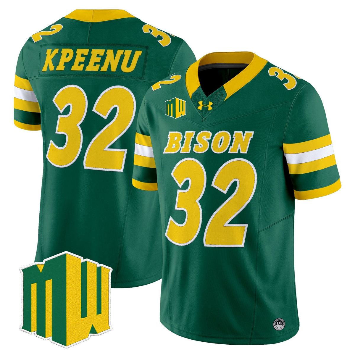 North Dakota State Bison 2026 Vapor Limited Jersey - Stitched