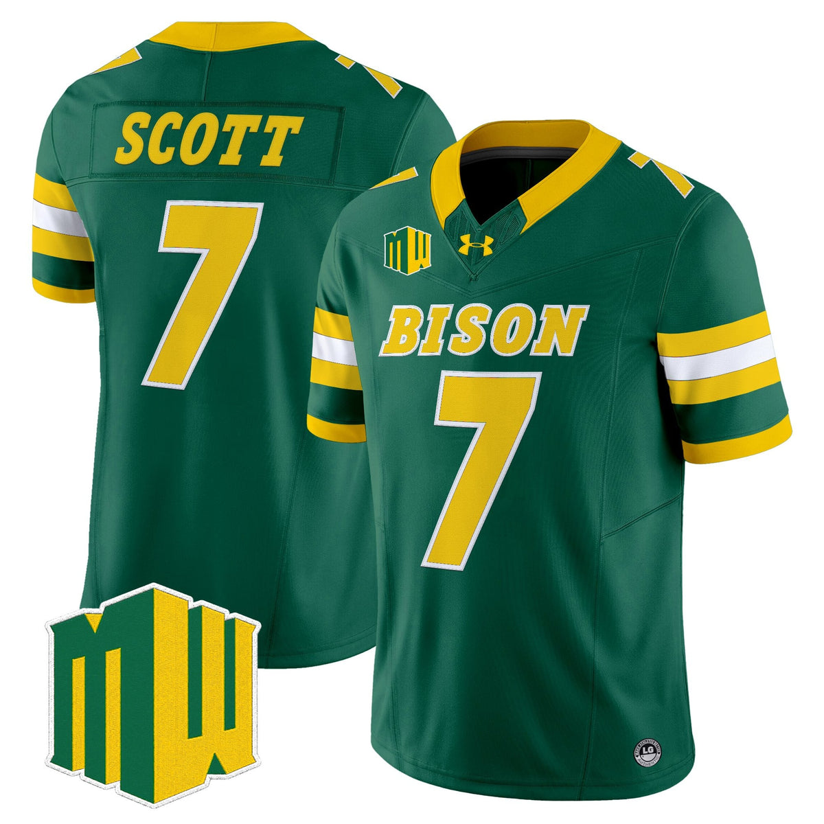North Dakota State Bison 2026 Vapor Limited Jersey - Stitched