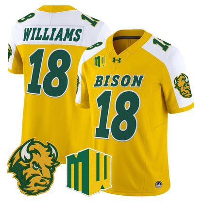 North Dakota State Bison 2026 Vapor Limited Jersey - Stitched