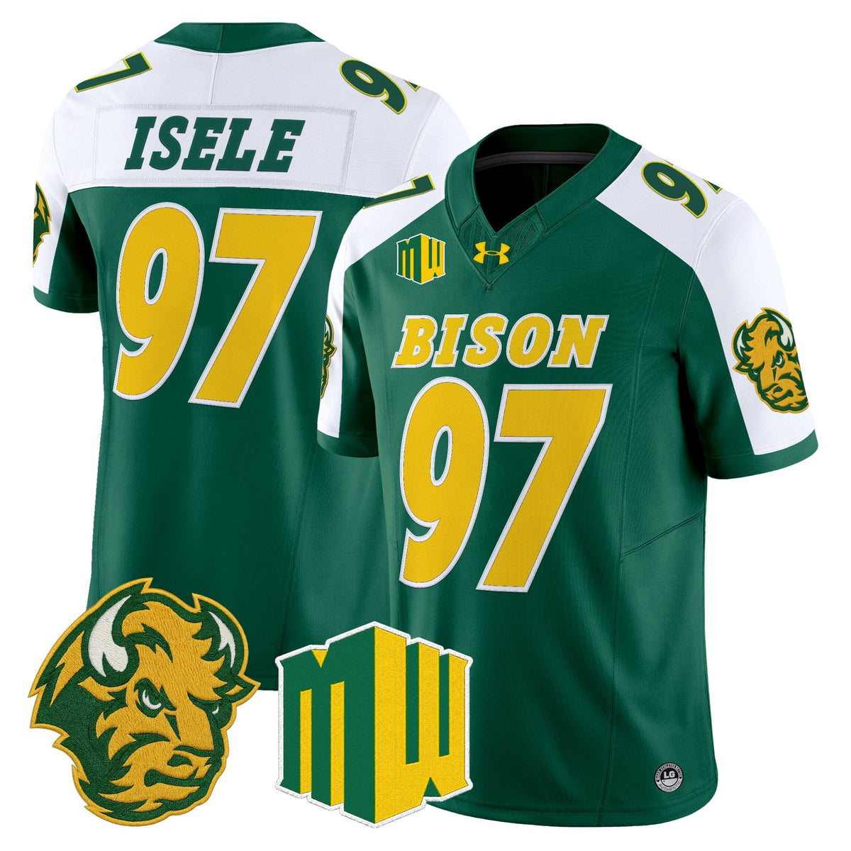 North Dakota State Bison 2026 Vapor Limited Jersey - Stitched
