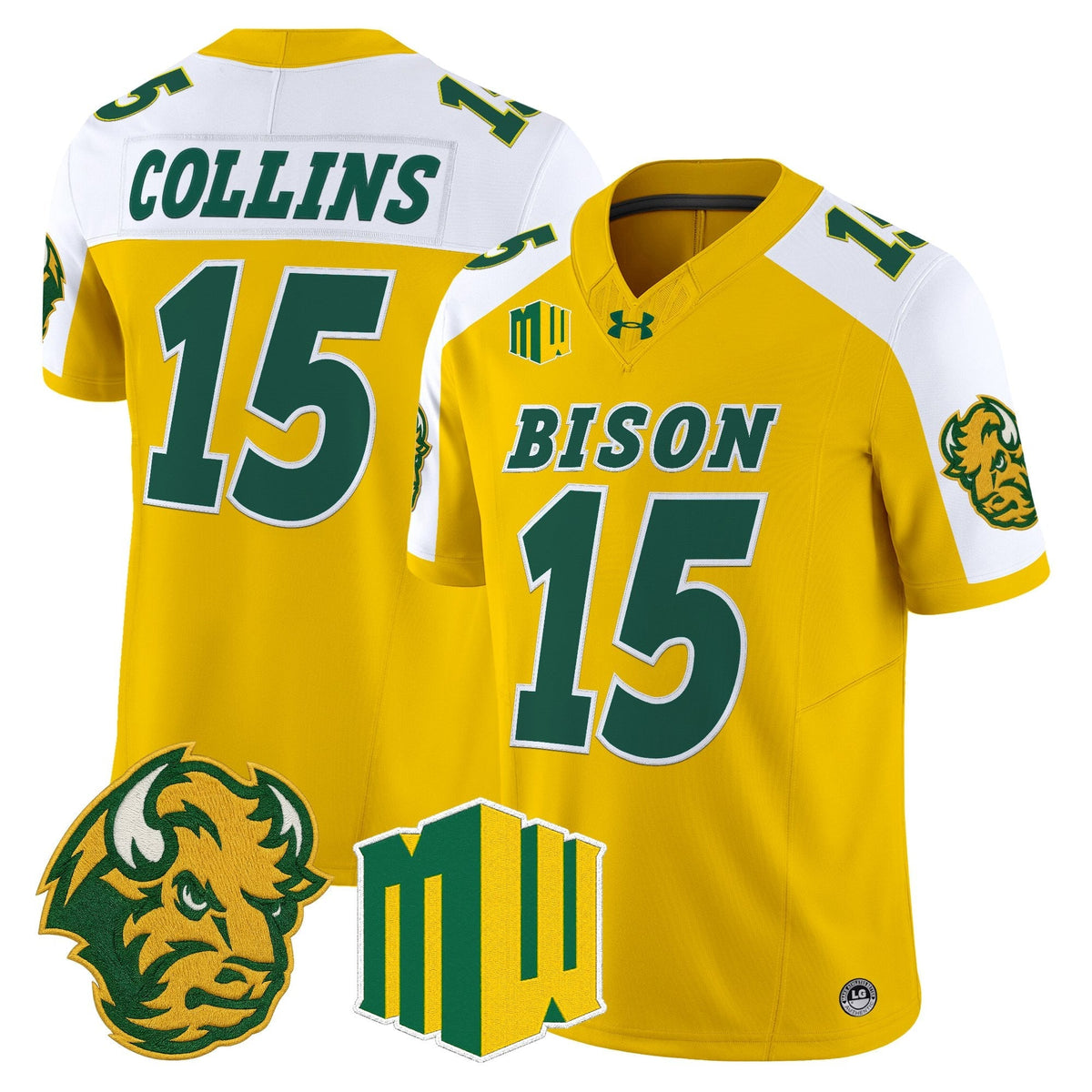 North Dakota State Bison 2026 Vapor Limited Jersey - Stitched