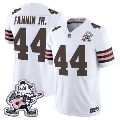 Men's Cleveland Browns MGK Patch Vapor Limited Jersey -  Stitched