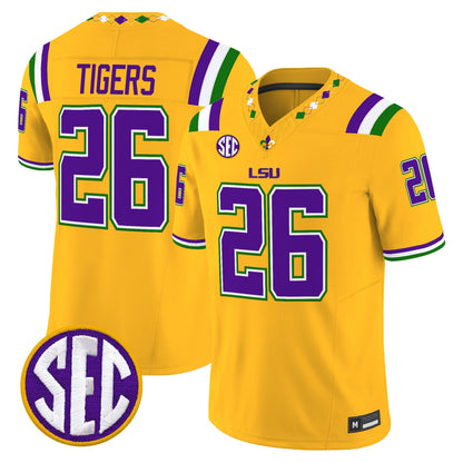  LSU Tigers 2026 "Mardi Gras Edition'' Vapor Limited Jersey - Stitched