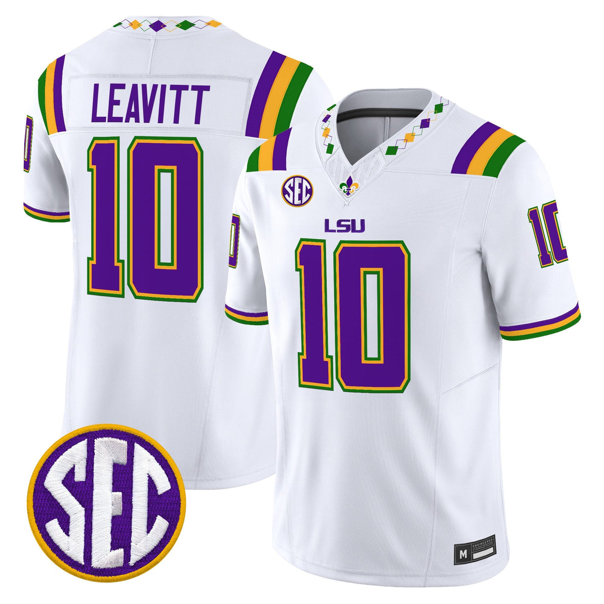  LSU Tigers 2026 "Mardi Gras Edition'' Vapor Limited Jersey - Stitched