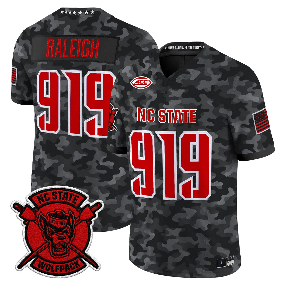 NC State Wolfpack 2026 'Honor and Support' Vapor Limited Jersey - Stitched