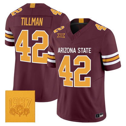 Arizona State Sun Devils Roses & Devils Vapor Limited Jersey - Stitched