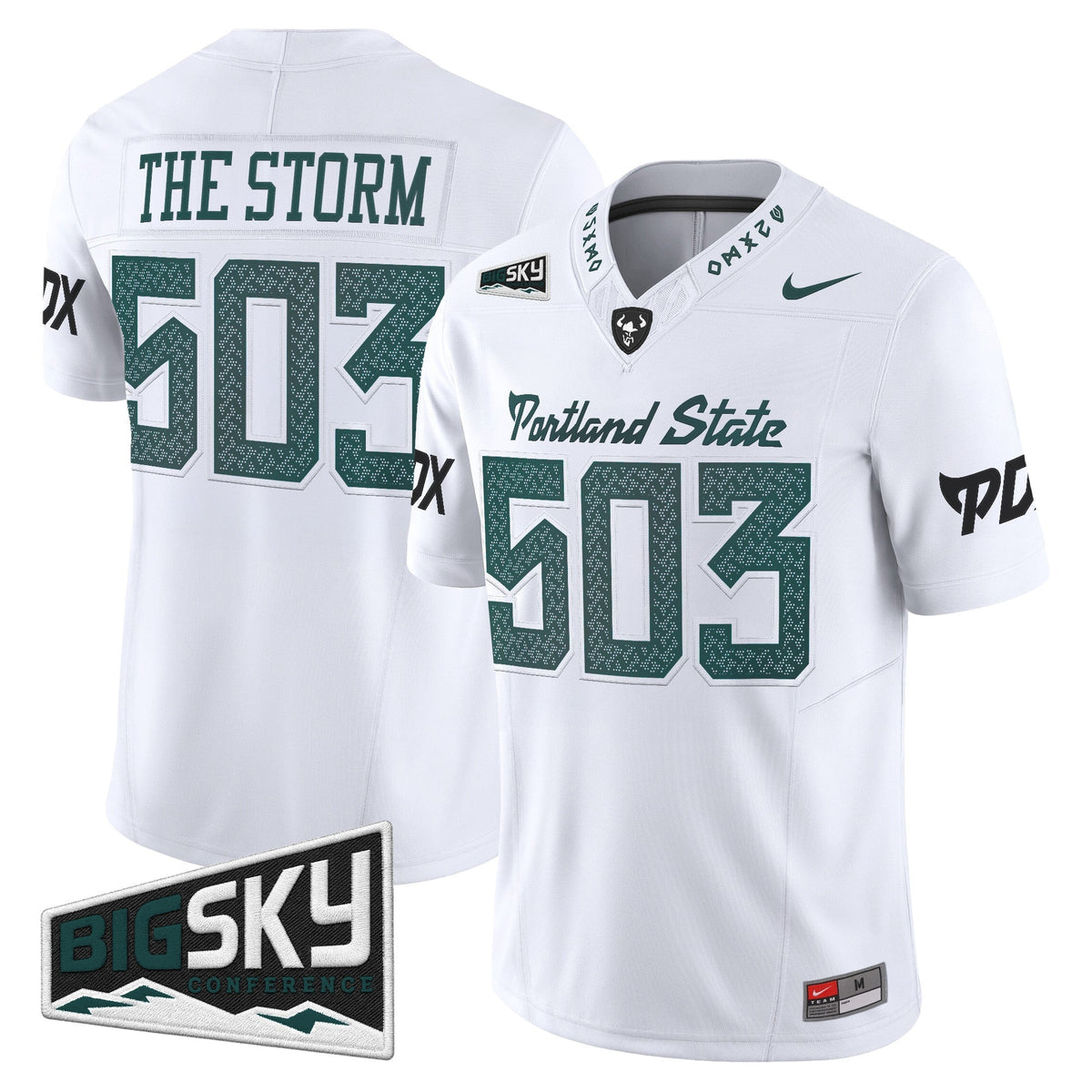 Portland State Vikings The Storm Vapor Limited Jersey - Stitched