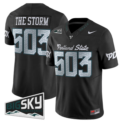 Portland State Vikings The Storm Vapor Limited Jersey - Stitched