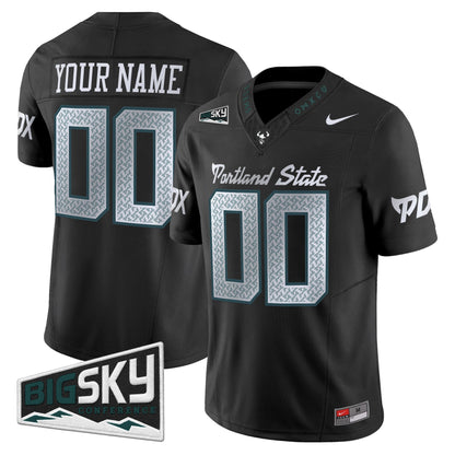 Portland State Vikings The Storm Vapor Limited Custom Jersey - Stitched