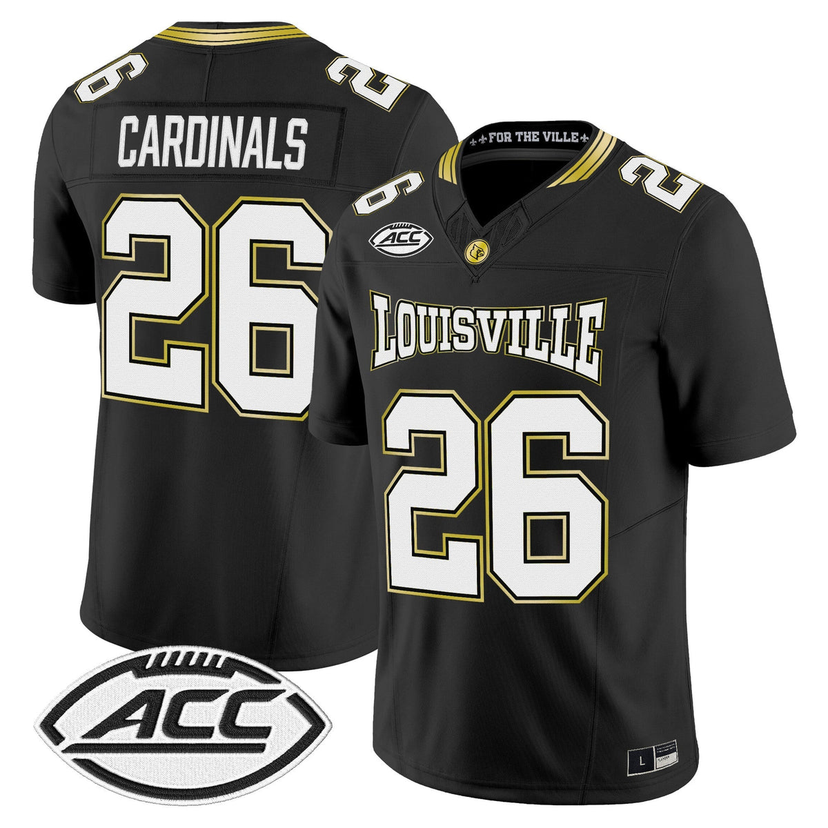 Louisville Cardinals For The Ville Vapor Limited Jersey - All Stitched