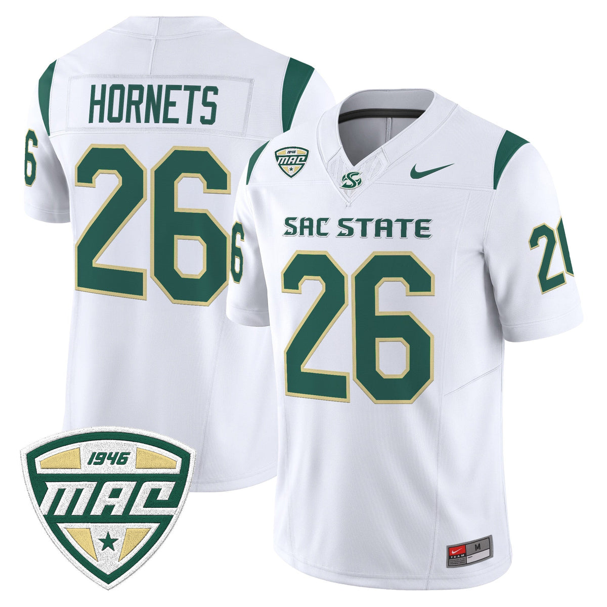 Sacramento State Hornets 2026 Vapor Limited Jersey -  Stitched