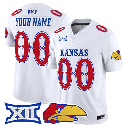 Kansas Jayhawks 2026 Vapor Limited Custom Jersey -  Stitched