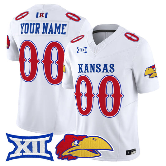 Kansas Jayhawks 2026 Vapor Limited Custom Jersey -  Stitched