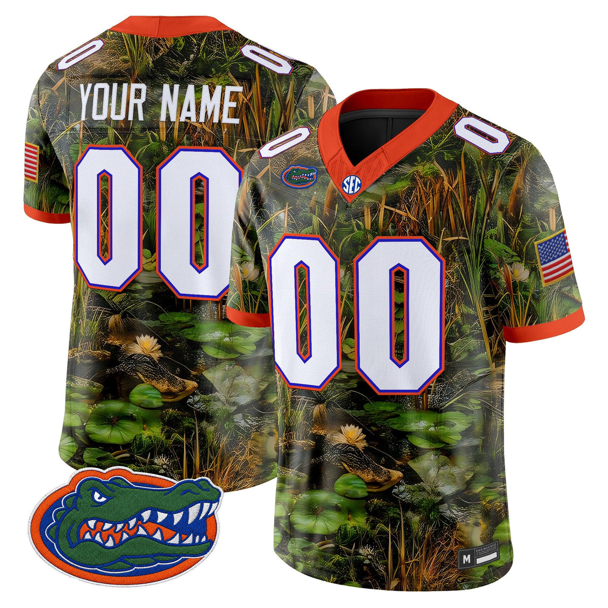 Florida Gators Camouflage Edition 2026 Vapor Limited Custom Jersey -  Stitched