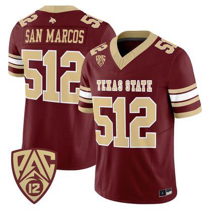 Texas State Bobcats 2026 Vapor Limited Jersey - Stitched