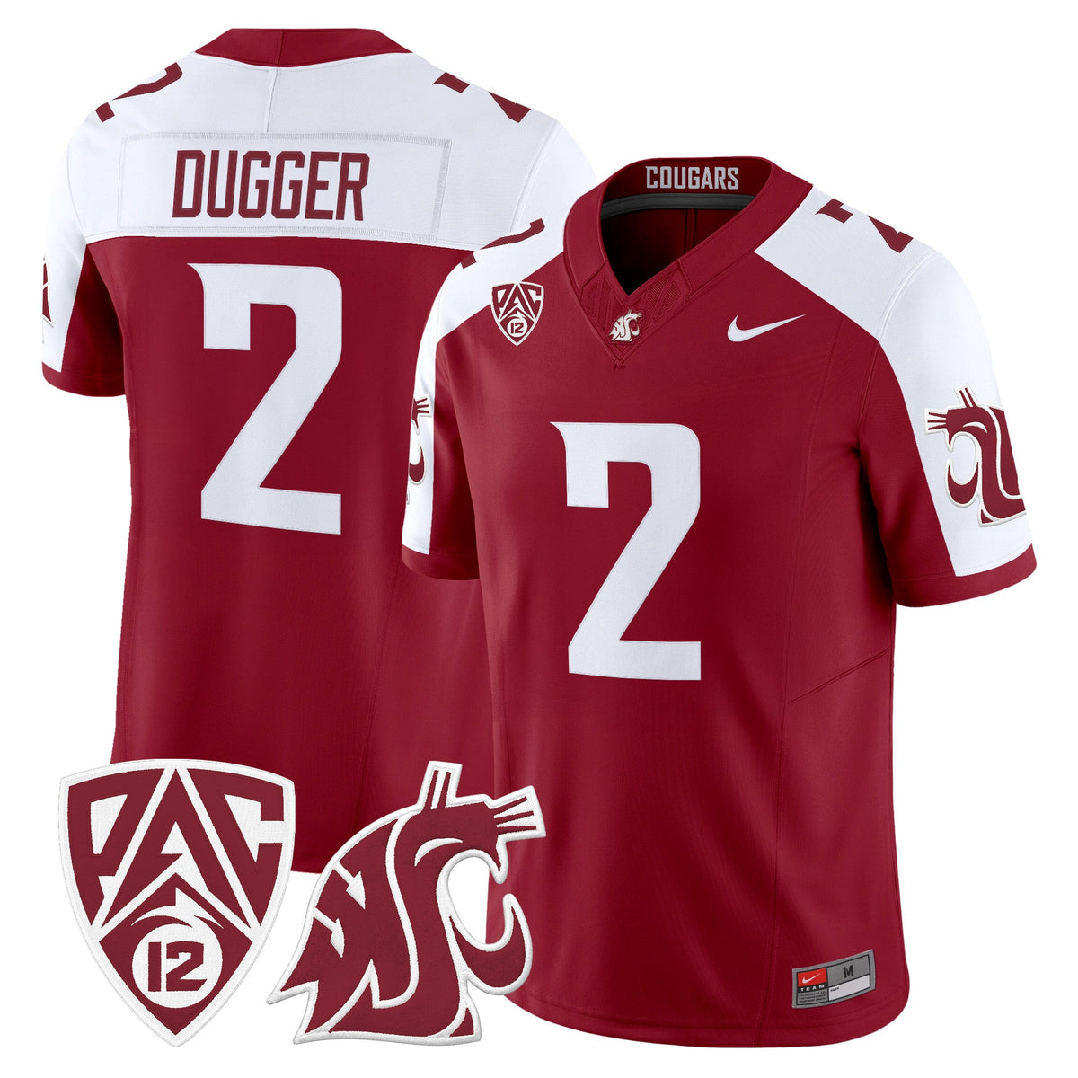 Men's Washington State Cougars 2026 Vapor Limited Jersey - All Stitched