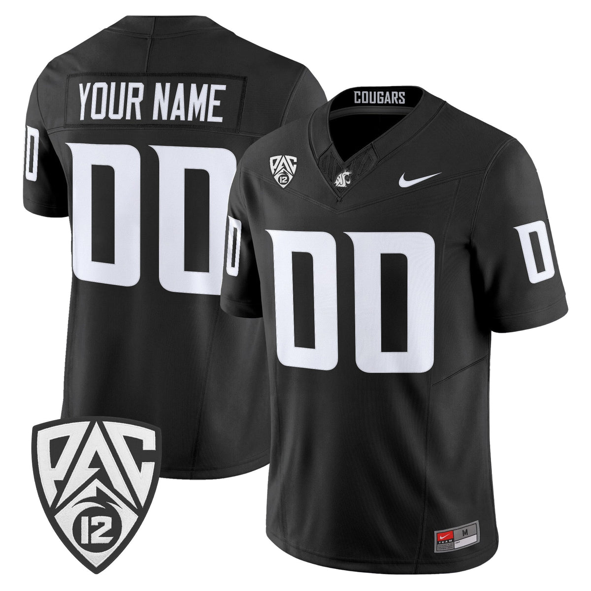 Washington State Cougars 2026 Vapor Limited Custom Jersey - All Stitched