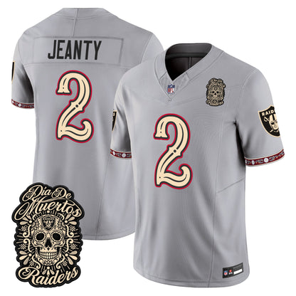 Las Vegas Raiders Día de los Muertos Vapor Limited Jersey - Stitched