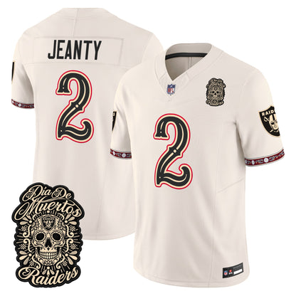 Las Vegas Raiders Día de los Muertos Vapor Limited Jersey - Stitched