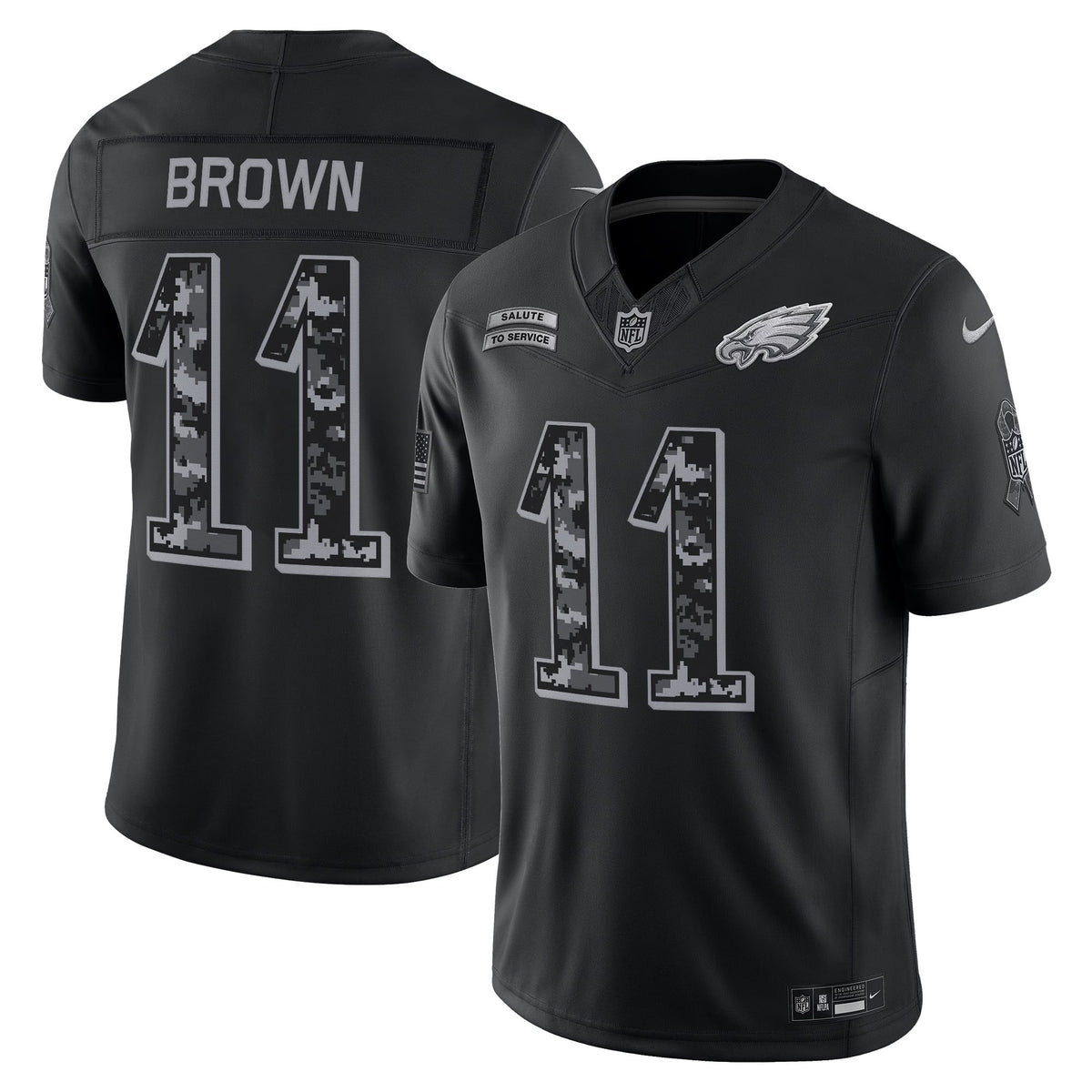 Philadelphia Eagles 2026 Salute to Service Vapor Limited Jersey - Stitched