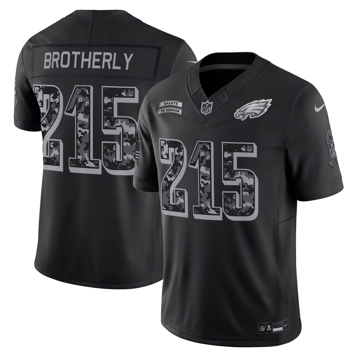 Philadelphia Eagles 2026 Salute to Service Vapor Limited Jersey - Stitched