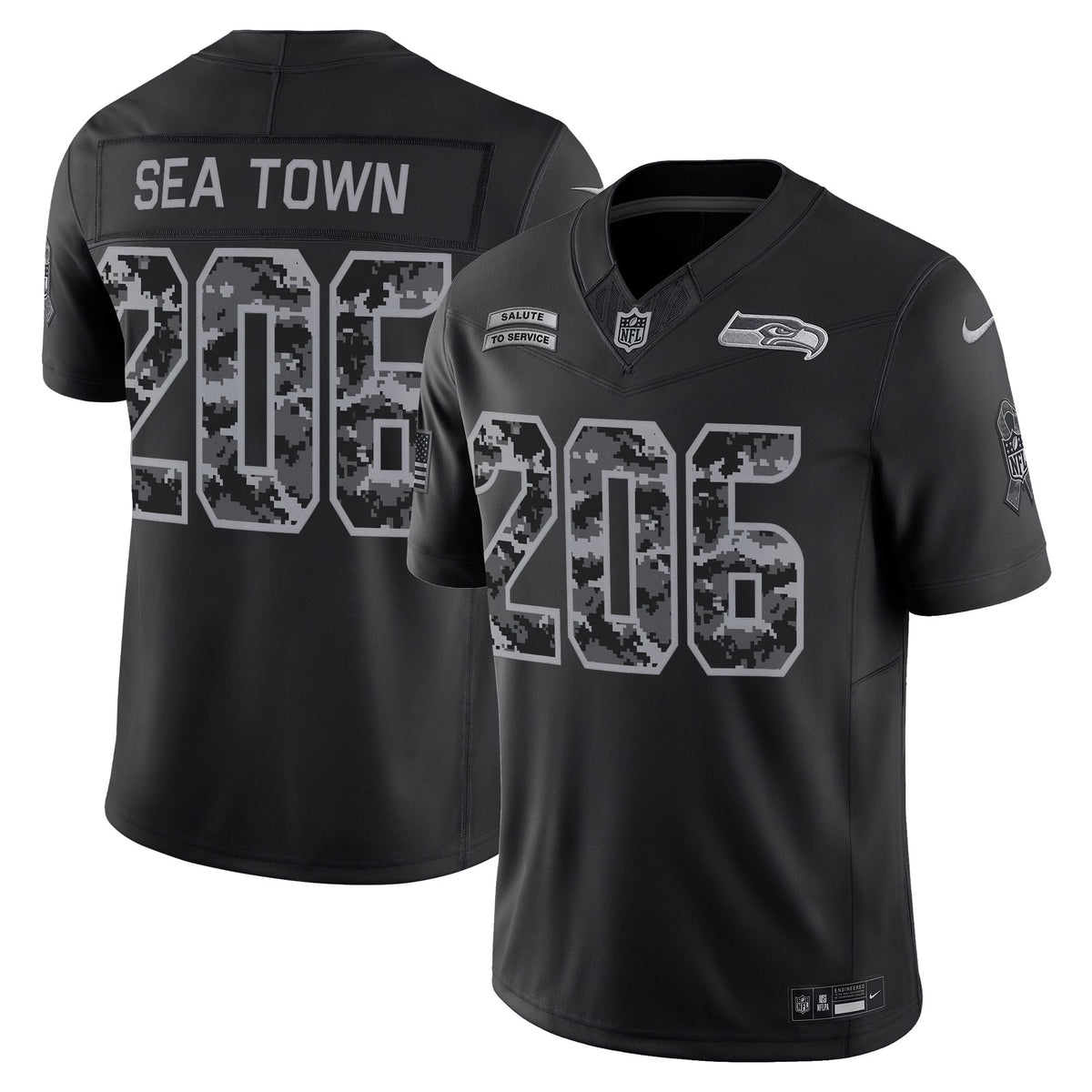 Seattle Seahawks 2026 Salute to Service Vapor Limited Jersey - Stitched
