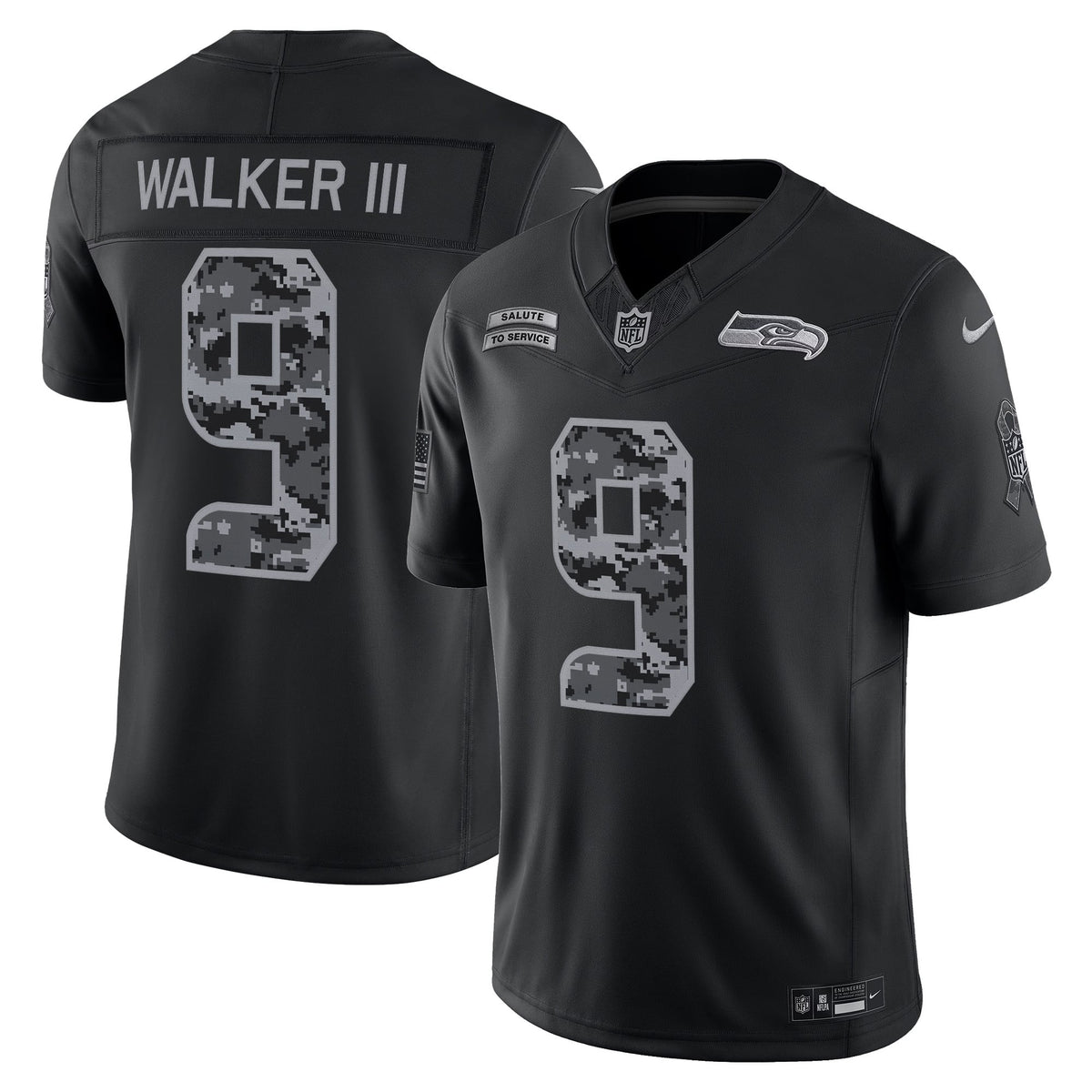 Seattle Seahawks 2026 Salute to Service Vapor Limited Jersey - Stitched