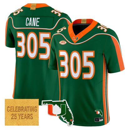 Miami Hurricanes 2001 Throwback Vapor Limited Jersey - Florida Patch - Stitched
