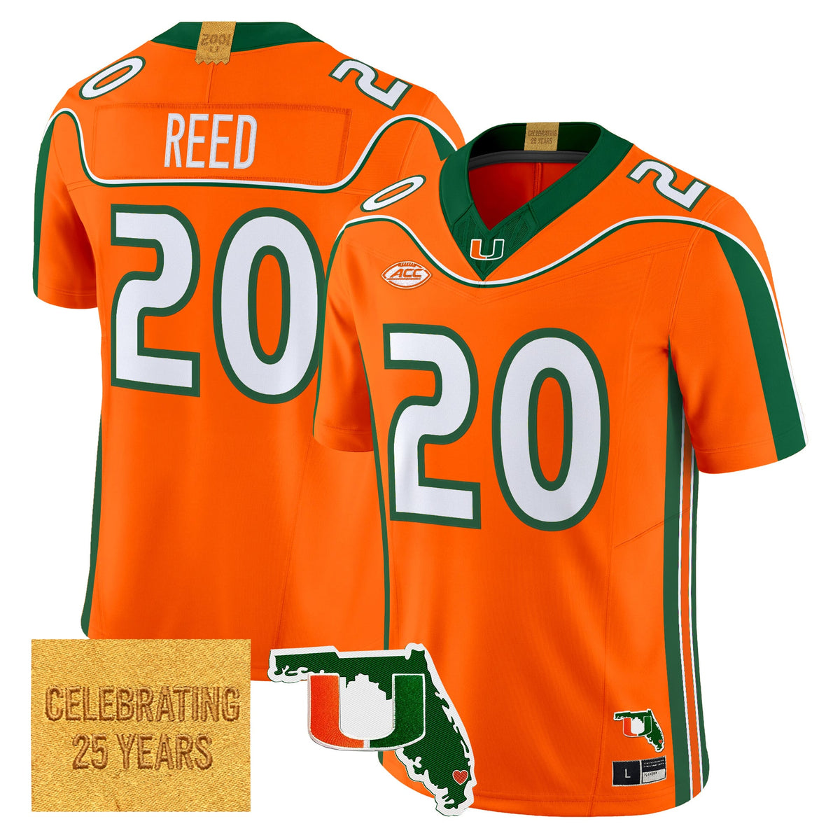 Miami Hurricanes 2001 Throwback Vapor Limited Jersey - Florida Patch - Stitched