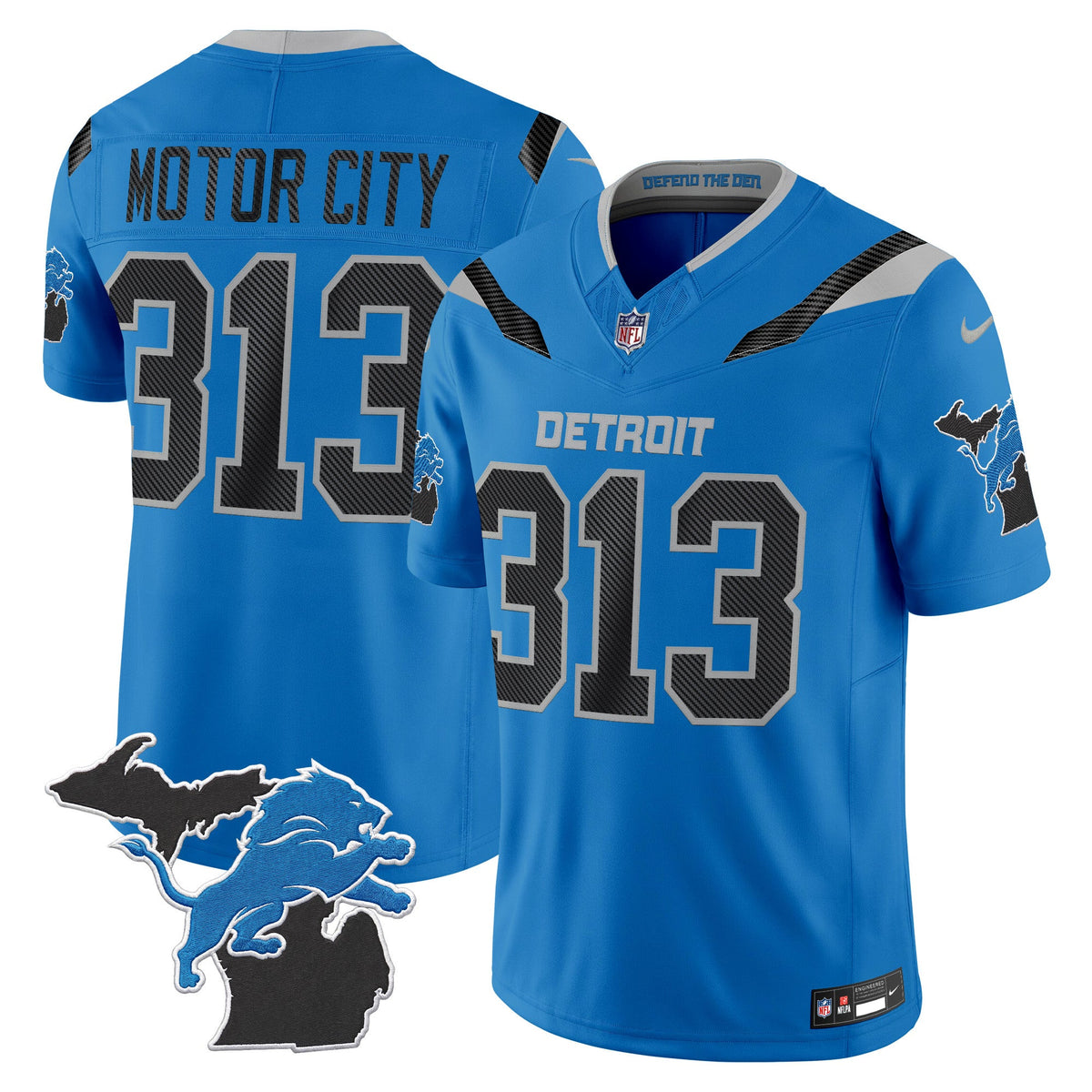  Detroit Lions 2026 "Rivalries" Vapor Limited Jersey - Michigan Patch - Stitched