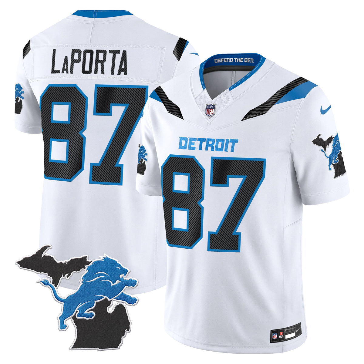  Detroit Lions 2026 "Rivalries" Vapor Limited Jersey - Michigan Patch - Stitched